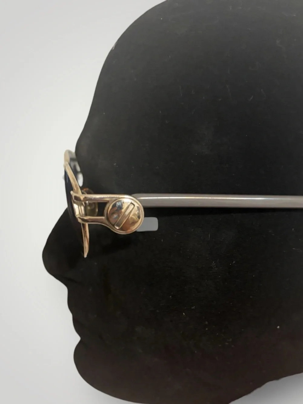 Yohji Yamamoto 52-4201 Vintage 90s Steampunk Oval Sunglasses Made in Japan